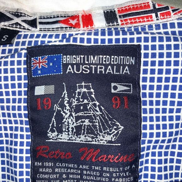 RETRO ROYAL YACHTING Men's Bright Limited Edition 1991 Retro Marine Shirt Sz S - Picture 4 of 10